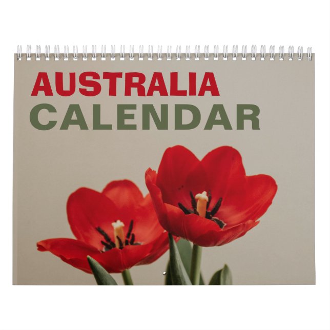 Australienkalender med australiska Helgdagar 2026 Kalender (Omslag)