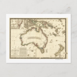 AustralienPanoramisk kartaAustralien 2 Vykort
