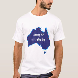 Australiens 26:e dag i januari t shirt