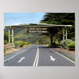Australiens Anpassade Underbar Ocean Road Poster