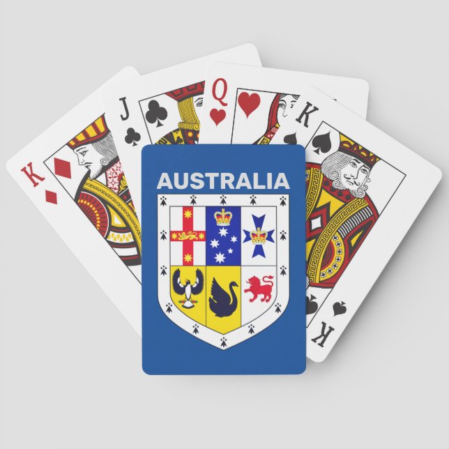Australiens arm casinokort (Baksidan)