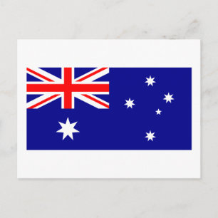 Australiens (Australiens) vykort för Flagga
