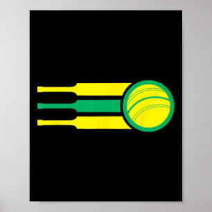 Australiens cricketlag Australien cricket fanflagg Poster