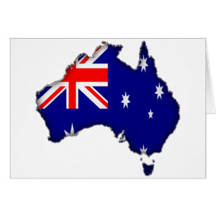 Australiens dag hälsningskort