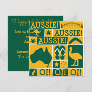 Australiens dag inbjudningar