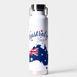 Australiens dag Red Blue och White