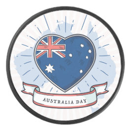 Australiens dag Red Blue och White