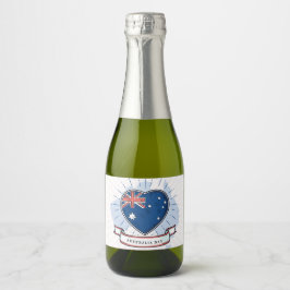 Australiens dag Red Blue och White