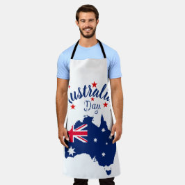 Australiens dag Red Blue och White