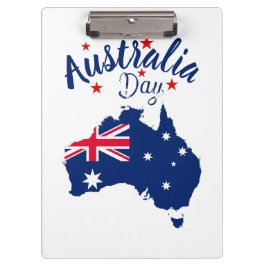 Australiens dag Red Blue och White