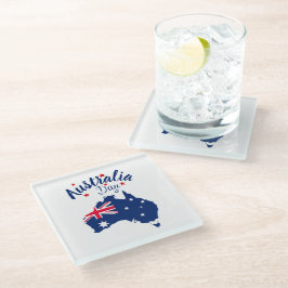 Australiens dag Red Blue och White
