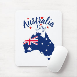 Australiens dag Red Blue och White Musmatta