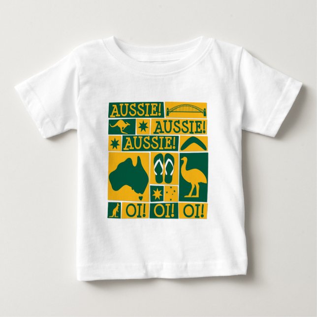 Australiens dag t-shirt (Framsida)