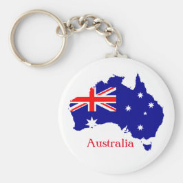 Australiens designnyckelkedja nyckelring
