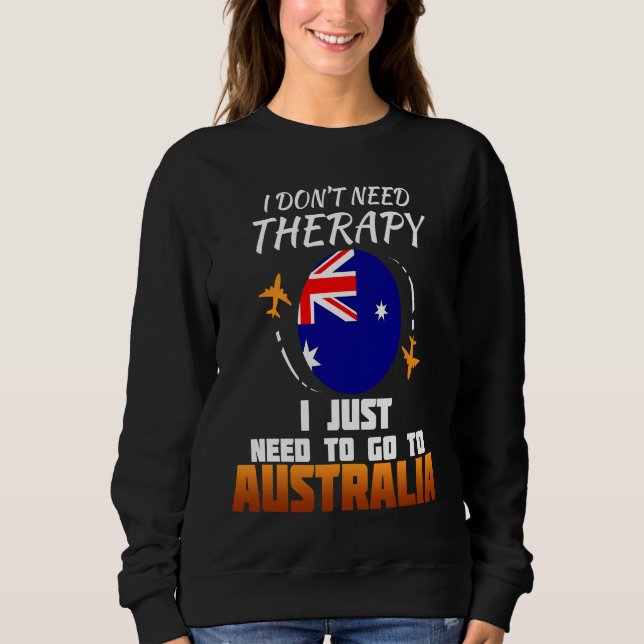 Australiens flagg I Australiens flagga I Semester  T Shirt (Framsida)