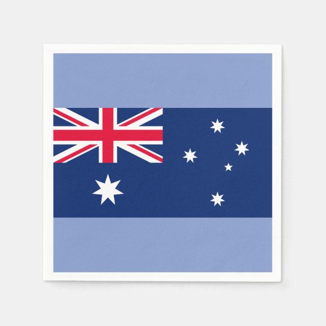 Australiens flagg pappersservett (Framsidan)