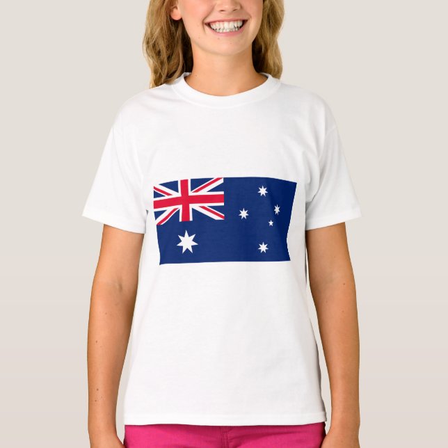 Australiens flagg t shirt (Framsida)