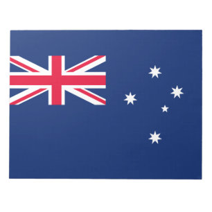 Australiens flagga anteckningsblock