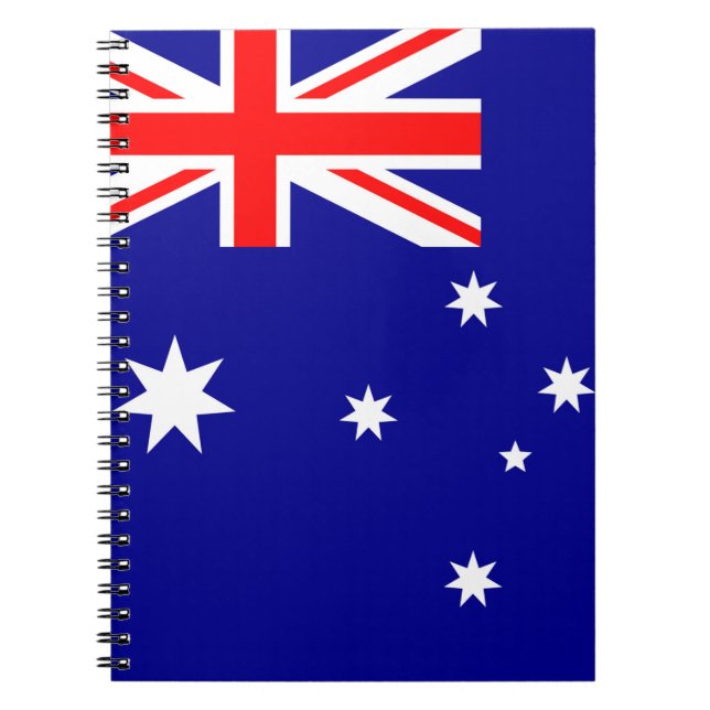 Australiens flagga anteckningsbok (Framsidan)
