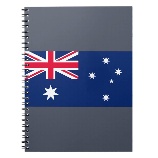 Australiens flagga anteckningsbok (Framsidan)
