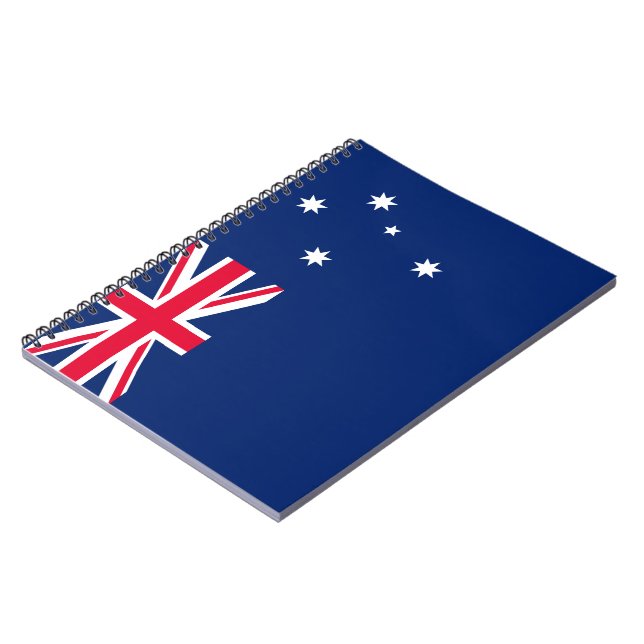 Australiens flagga anteckningsbok (Vänstra Sidan)