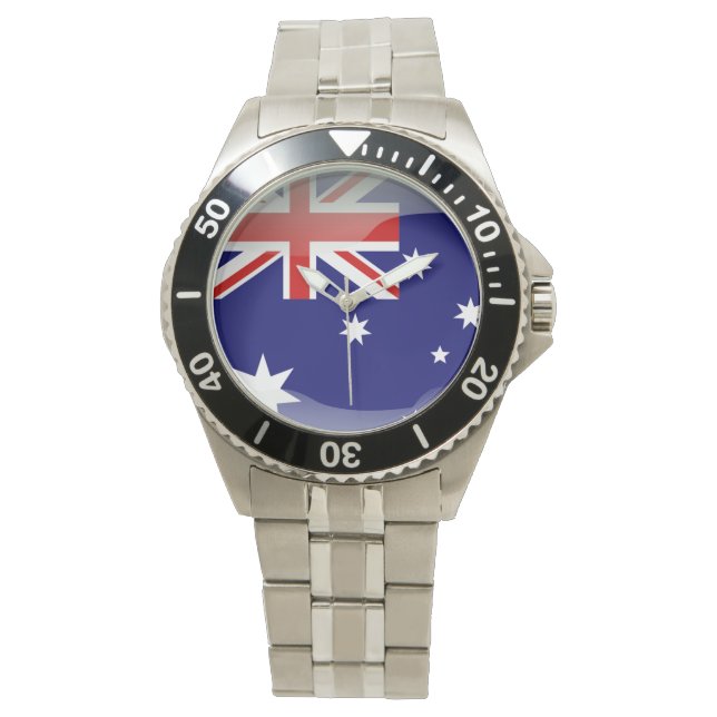 Australiens flagga armbandsur (Framsida)