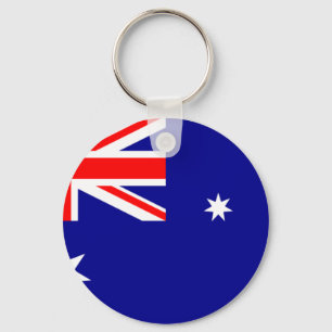 Australiens flagga - Australiens Flagga Nyckelring