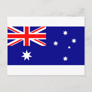Australiens flagga - Australiens Flagga Vykort