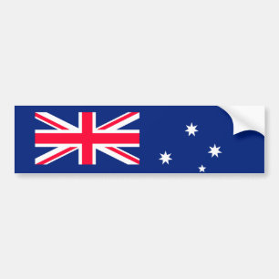 Australiens flagga-bild för Bumper-Sticker Bildekal