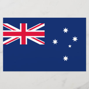 Australiens flagga brevpapper