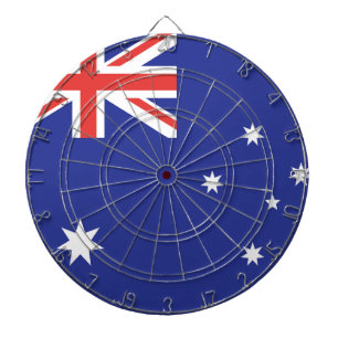 Australiens flagga darttavla