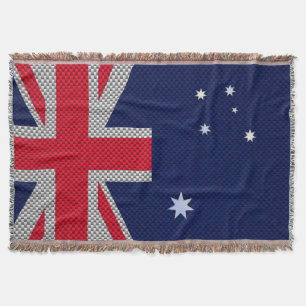 Australiens Flagga Design in Carbon Fiber Chrome D Mysfilt