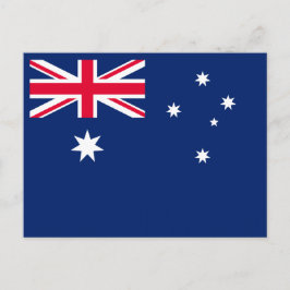 Australiens flagga, Flagga Australien Vykort