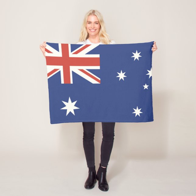 Australiens flagga fleecefilt (På plats)