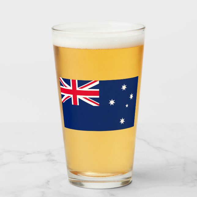 Australiens flagga glaskopp (Framsida fylld)
