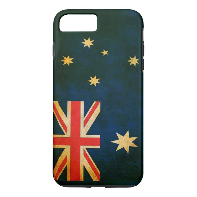 Australiens Flagga Grunge Case-Mate iPhone Skal (Baksida)