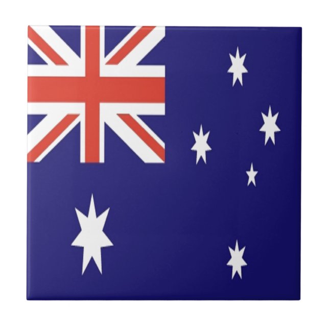 Australiens Flagga Kakelplatta (Framsidan)