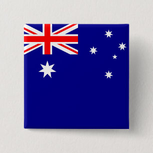 Australiens flagga knapp