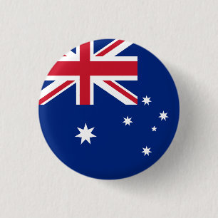 Australiens flagga knapp