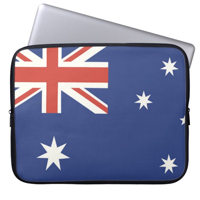 Australiens flagga laptop fodral (Framsidan)