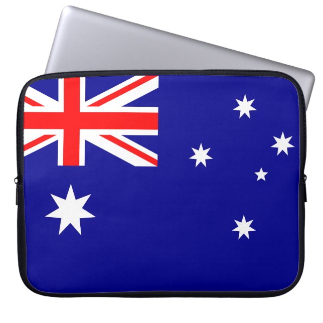Australiens flagga laptop fodral (Framsidan)