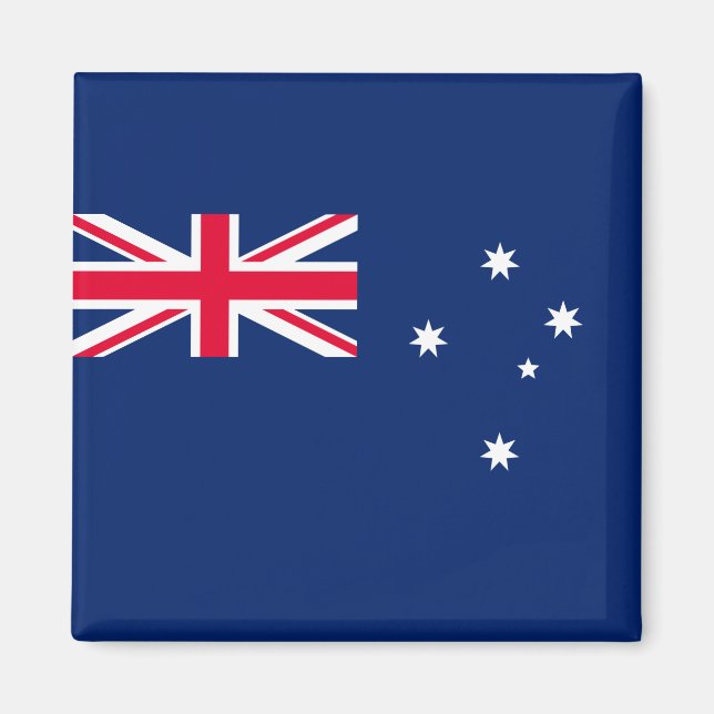 Australiens flagga magnet (Framsidan)