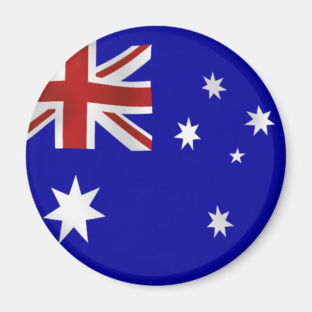 Australiens flagga magnet (Framsidan)