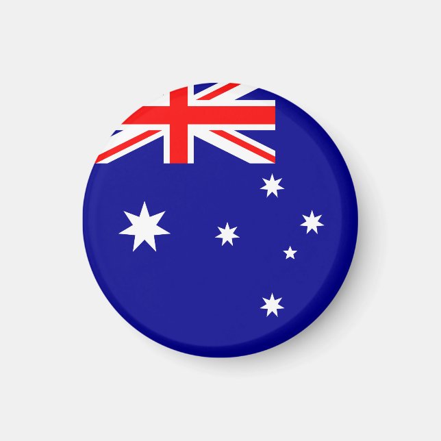Australiens flagga magnet (Framsidan)