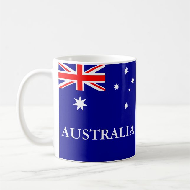 Australiens Flagga Mugg (Vänster)