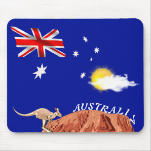 Australiens flagga musmatta