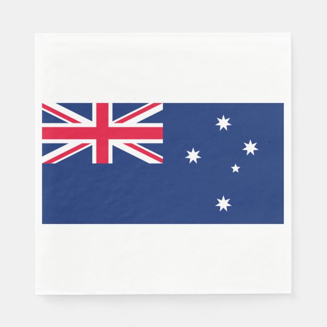 Australiens flagga pappersservett (Framsidan)