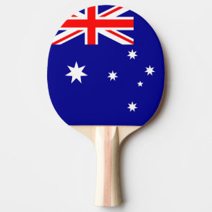 Australiens flagga pingisracket