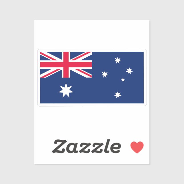 Australiens flagga specialskuren  klistermärken (Ark)