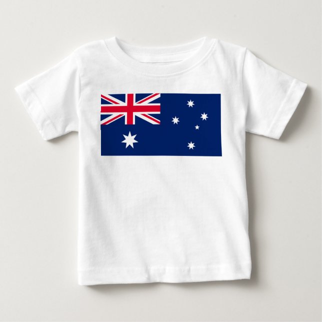 Australiens flagga t shirt (Framsida)